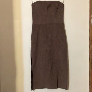 Strapless Halston dress new with tags
